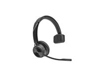 HP Poly Savi 7310 UC - Savi 7300 series - headset - on-ear - DECT - wireless - USB-A via DECT adapter - black - Certified for Microsoft Teams