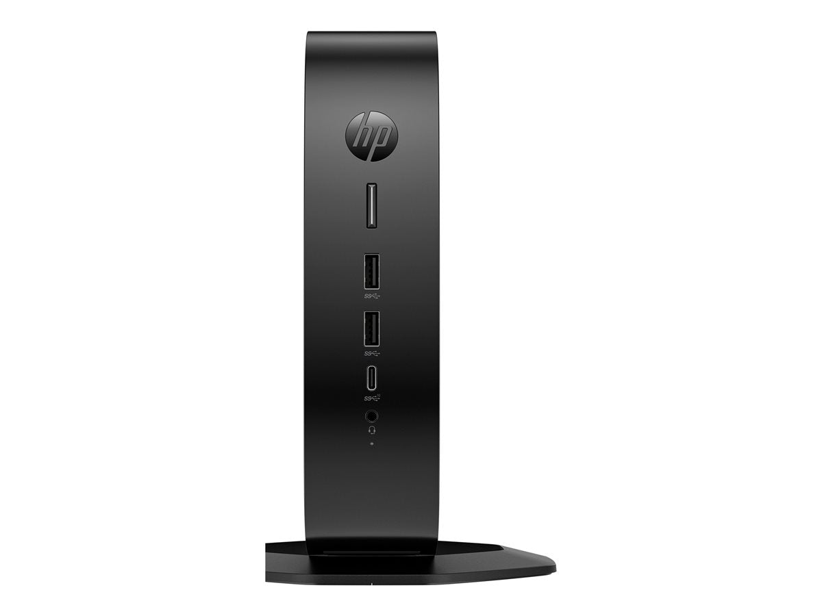 HP Elite t755 - Thin client - SFF 1 x Ryzen Embedded V2546 / up to 3.95 GHz - RAM 8 GB - SSD 64 GB - eMMC - Radeon Graphics - Gigabit Ethernet - HP ThinPro - monitor: none