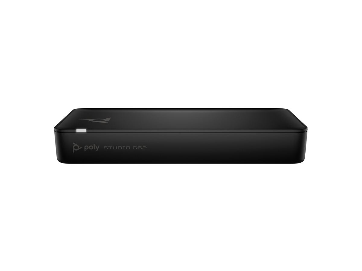 HP Poly Studio G62 No Radio - Video conferencing system - Certified for Microsoft Teams, Certified for Poly Video - black - TAA Compliant - power adapter included