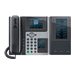 HP Poly Edge E400 - VoIP phone with caller ID/call waiting - 3-way call capability - SIP, SDP - black - government GSA - TAA Compliant