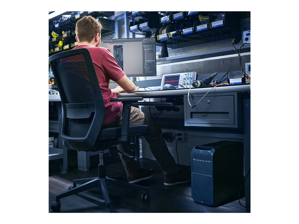 HP Workstation Z4 G5 - Rack-mountable 1U - 1 x Xeon W W3-2425 / up to 4.4 GHz - RAM 32 GB - SSD 4 x 4 TB - HP Z Turbo Drive - RTX A4500 - Gigabit Ethernet - Linux - monitor: none - keyboard: US