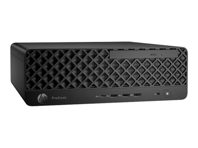 HP ProDesk 4 G1i AI - SFF Core Ultra 5 225 / up to 4.9 GHz - RAM 16 GB - SSD 512 GB - NVMe, TLC - DVD-Writer - Intel Graphics - Gigabit Ethernet - Win 11 Pro - monitor: none - keyboard: US - jack black