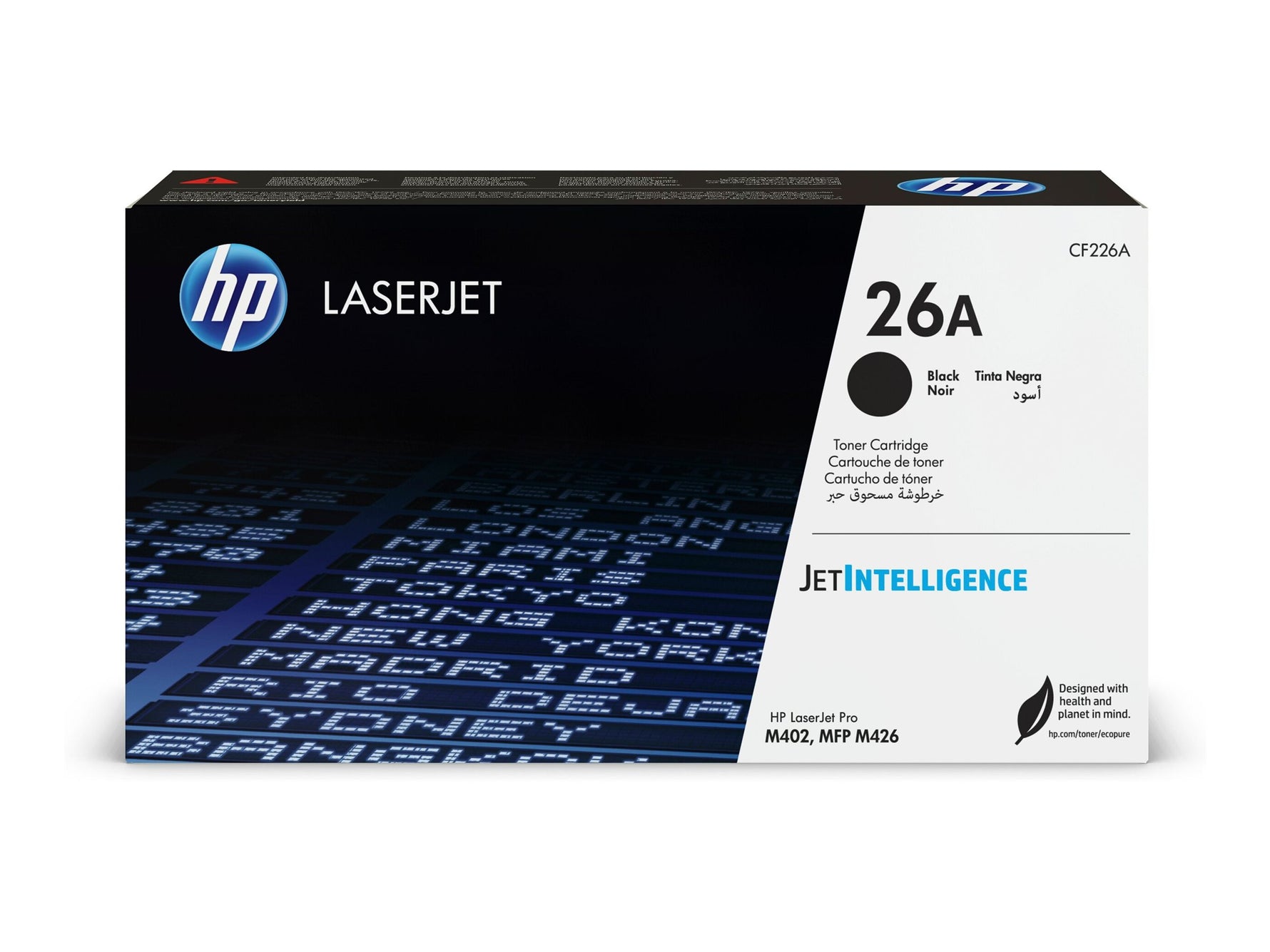 HP 26A - Black - original - LaserJet - toner cartridge (CF226A) - for LaserJet Pro M402, MFP M426