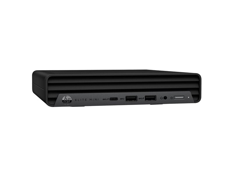 HP Elite 800 G9 - Mini desktop Core i5 13500 / up to 4.8 GHz - RAM 16 GB - SSD 256 GB - NVMe - UHD Graphics 770 - Win 11 Pro - monitor: none - keyboard: US - jack black