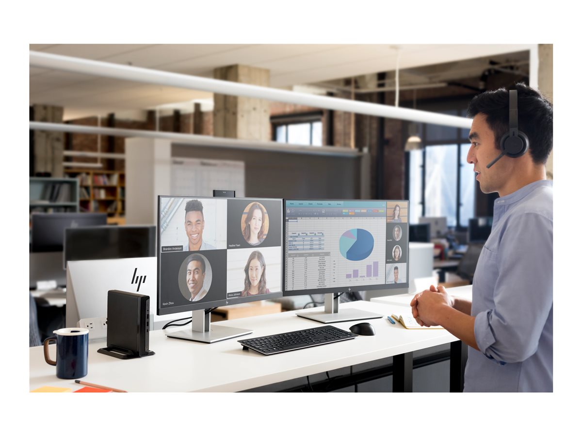 HP EliteDesk 800 G6 - Mini desktop - Core i5 10500T / up to 3.8 GHz - vPro - RAM 16 GB - SSD 256 GB - NVMe, TLC - UHD Graphics 630 - Gigabit Ethernet - Win 10 Pro 64-bit - monitor: none - keyboard: US
