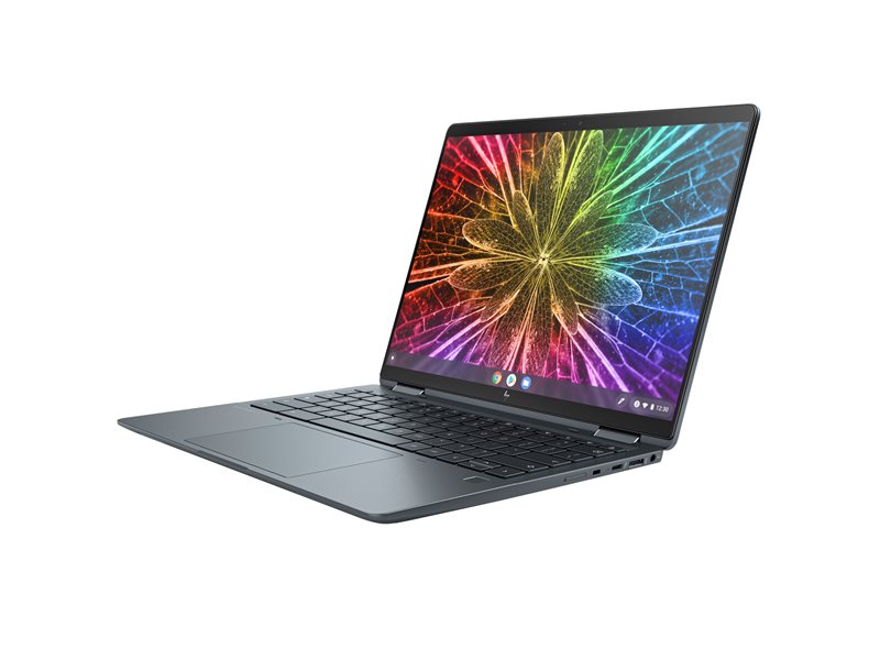 HP Elite Dragonfly Chromebook - Intel Core i5 - 1245U / up to 4.4 GHz - Chrome OS - Intel Iris Xe Graphics - 8 GB RAM - 256 GB SSD NVMe - 13.5" IPS touchscreen 2256 x 1504 (2K) - Wi-Fi 6E, Bluetooth - slate blue - kbd: US