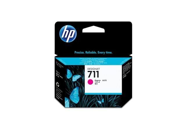 HP 711 - 29 ml - magenta - original - DesignJet - ink cartridge - for DesignJet T100, T120, T120 ePrinter, T125, T130, T520, T520 ePrinter, T525, T530