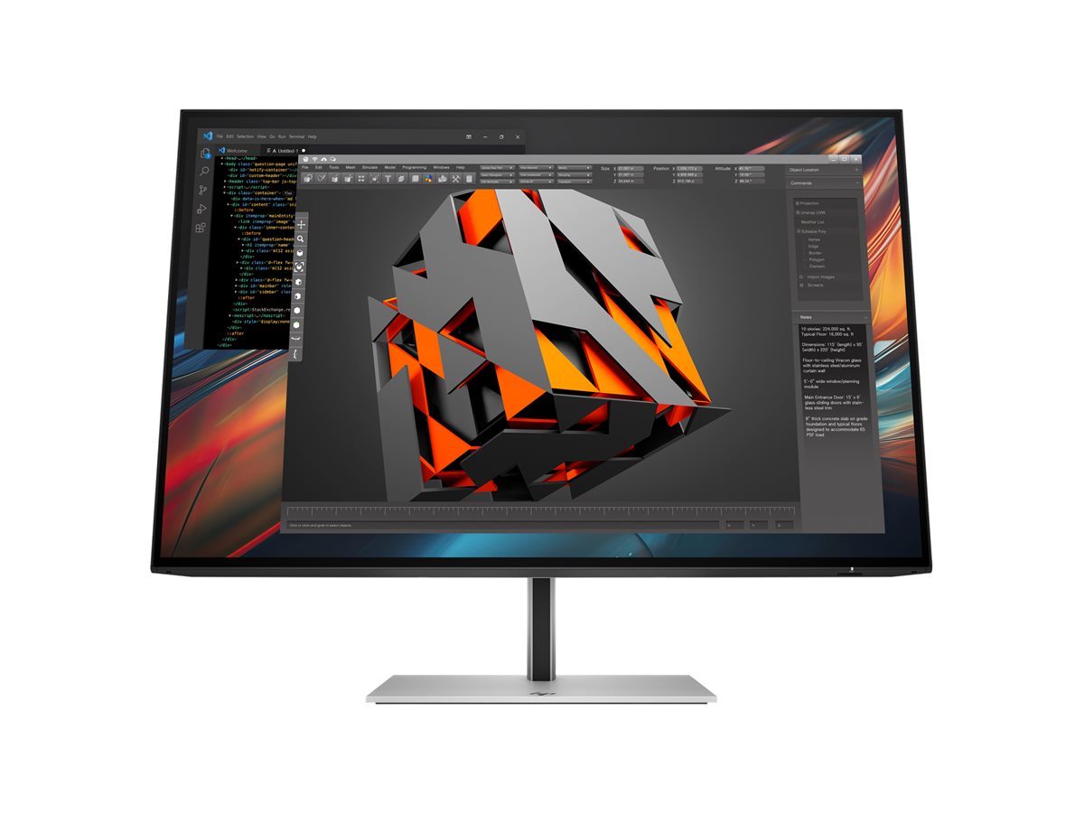 HP 724pu - Series 7 Pro - LED monitor - 24" - 1920 x 1200 WUXGA @ 100 Hz - IPS - 350 cd/m² - 1500:1 - 5 ms - HDMI, DisplayPort, USB-C - black, silver