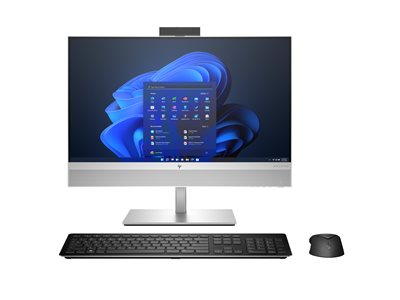 HP EliteOne 840 G9 - All-in-one Core i5 i5-14600 / up to 5.2 GHz - RAM 16 GB - SSD 1 TB - NVMe, TLC - UHD Graphics 770 - IEEE 802.11ax (Wi-Fi 6E), Bluetooth 5.3 - Win 11 Pro - monitor: LED 23.8" 1920 x 1080 (Full HD) touchscreen - keyboard: US - silver