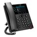 HP Poly VVX 350 - VoIP phone - 3-way call capability - SIP, SDP - 6-line operation - 24 lines - black
