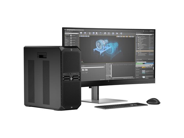 HP Workstation Z6 G5 A - Tower 1 x Ryzen ThreadRipper PRO 7975WX / up to 5.3 GHz - RAM 128 GB - SSD 1 TB - SED, HP Z Turbo Drive, NVMe, TLC - NVIDIA RTX 6000 Ada - Gigabit Ethernet - Win 11 Pro - monitor: none - keyboard: US - black