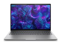 HP ZBook 8 G1i Mobile Workstation - AI PC - Intel Core Ultra 7 - 265H / up to 5.3 GHz - Win 11 Pro - Arc Graphics 140T - 32 GB RAM - 256 GB SSD NVMe - 16" IPS 1920 x 1200 - Gigabit Ethernet - Wi-Fi 7, Bluetooth - meteor silver - kbd: US - with HP 3 years