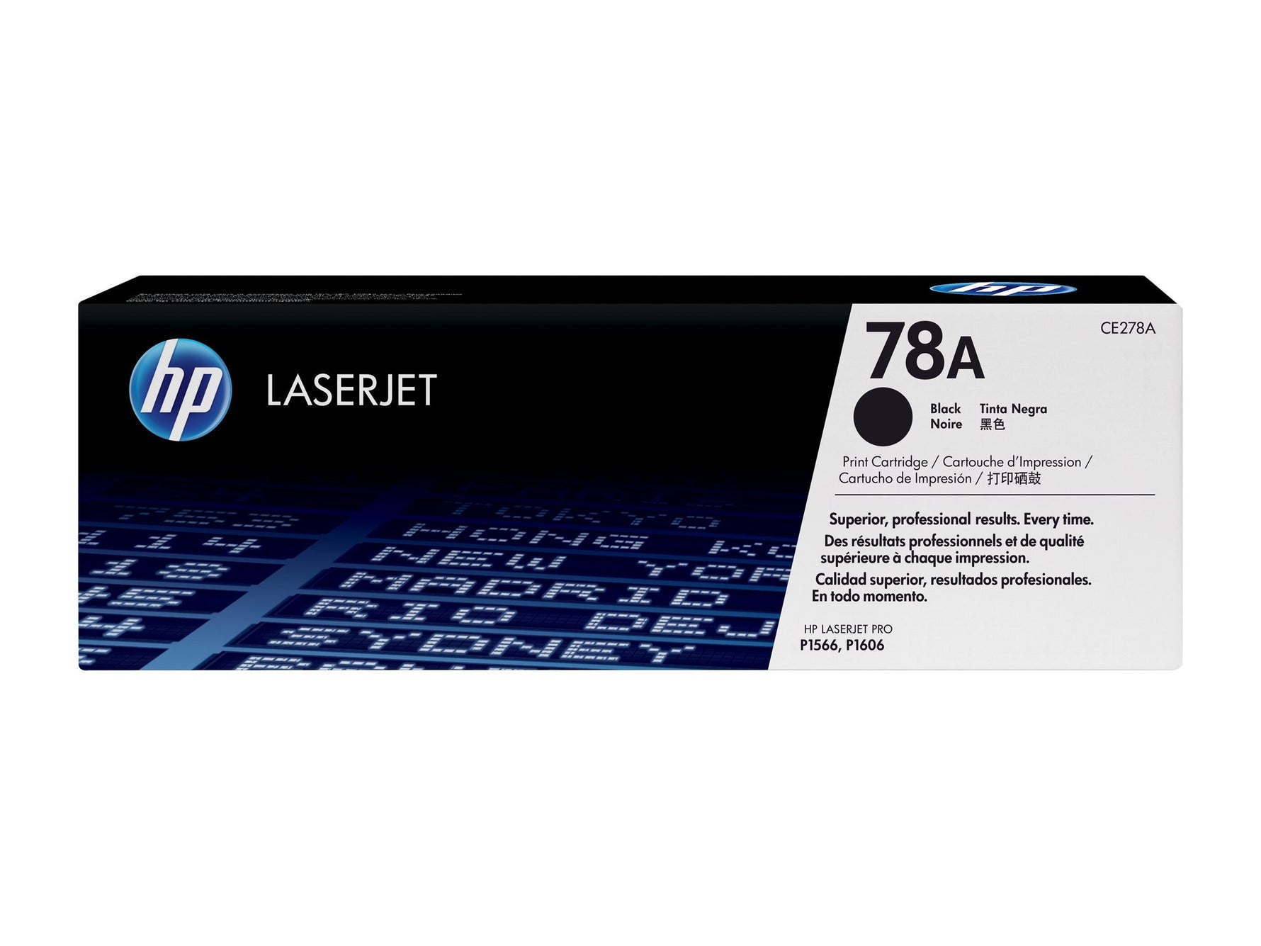 HP 78A - Black - original - LaserJet - toner cartridge (CE278A) - for LaserJet Pro M1536dnf, P1566, P1606DN