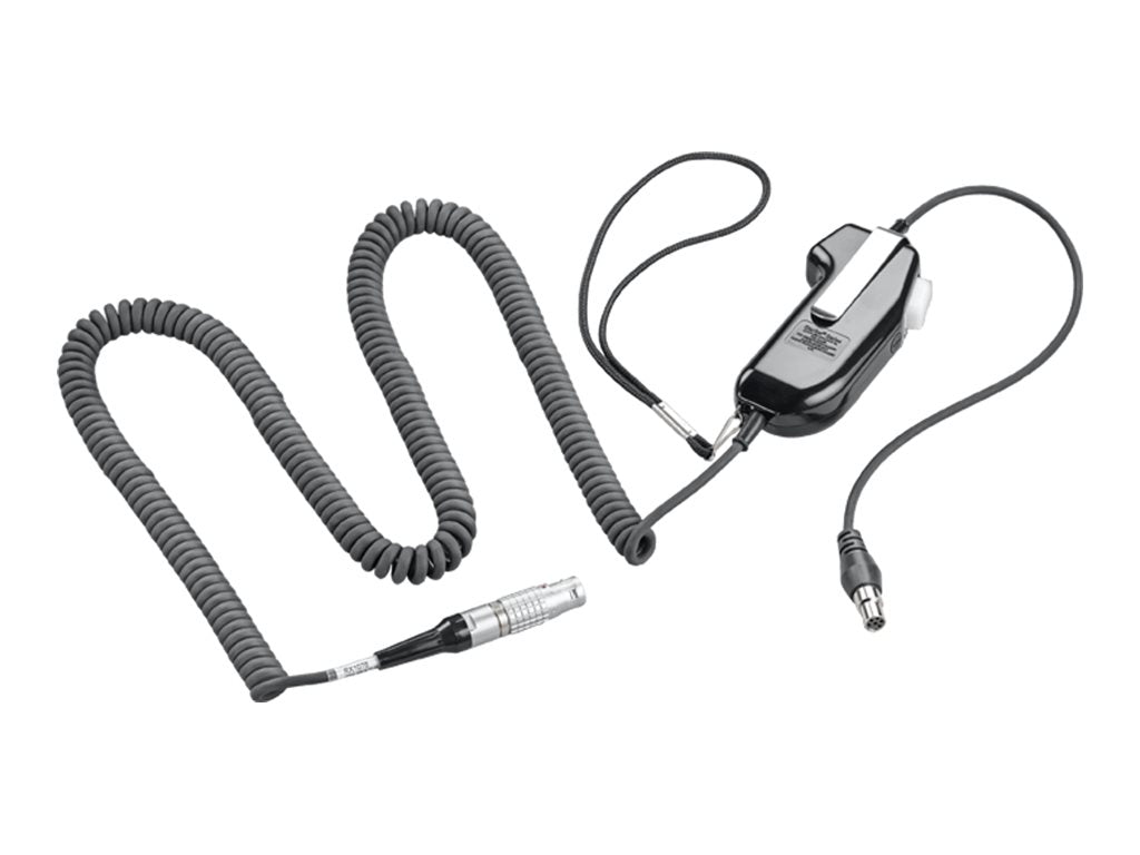 HP Poly SHS 2005-02 - PTT (push-to-talk) amplifier for headset - dual channel, LEMO FGG.2B.310, 681 Ohm ADD - TAA Compliant