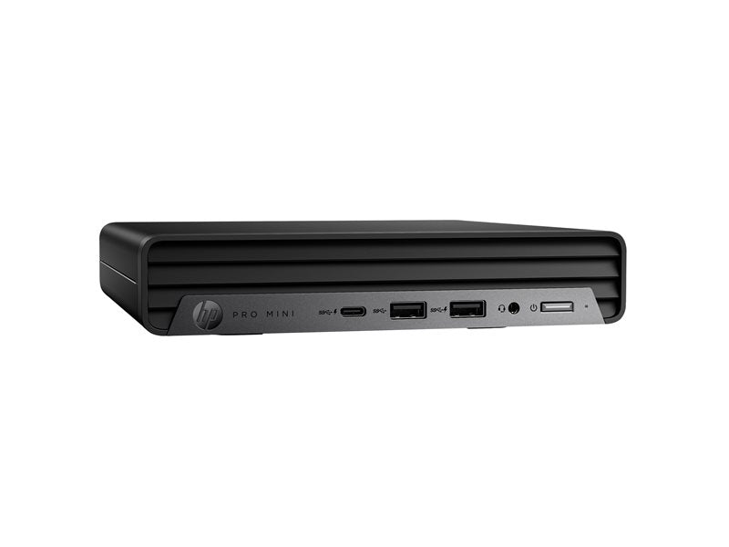 HP Pro 400 G9 - Mini Core i5 i5-14500T / up to 4.8 GHz - RAM 32 GB - SSD 256 GB - NVMe - UHD Graphics 770 - Gigabit Ethernet - Win 11 Pro - monitor: none - jack black