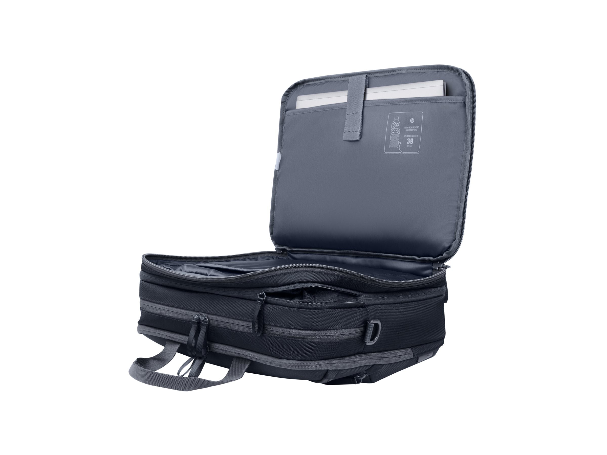 HP Travel Plus - Notebook carrying case - 15L - 14.1" - graphite blue