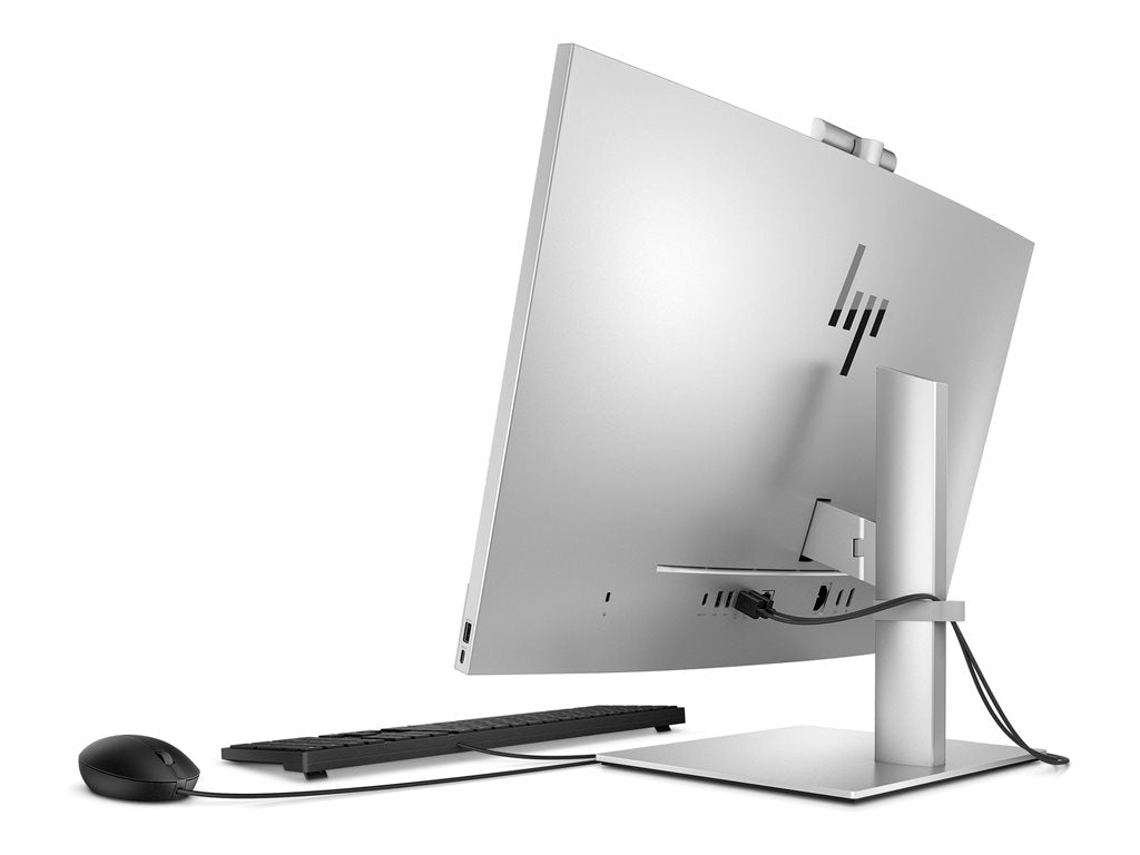 HP EliteOne 870 G9 - All-in-one Core i3 12100 / up to 4.3 GHz - RAM 16 GB - SSD 1 TB - NVMe, TLC - DVD-Writer - UHD Graphics 730 - FreeDOS - monitor: LED 27" 1920 x 1080 (Full HD) - keyboard: US - silver
