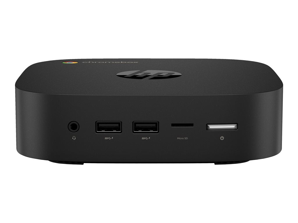 HP Chromebox G4 - Mini 1 x Celeron 7305 - RAM 4 GB - flash - eMMC 64 GB - UHD Graphics - Gigabit Ethernet, IEEE 802.11ax (Wi-Fi 6E), Bluetooth 5.3 - Chrome OS - monitor: none - Smart Buy
