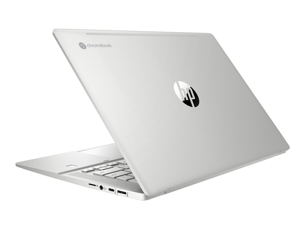 HP Pro c645 Chromebook Enterprise - AMD Ryzen 7 - 3700C / up to 4 GHz - Chrome OS (with Chrome Enterprise Upgrade) - Radeon Graphics - 16 GB RAM - 128 GB SSD NVMe, TLC, HP Value - 14" IPS touchscreen 1920 x 1080 (Full HD) - Wi-Fi 6 - pike silver aluminum