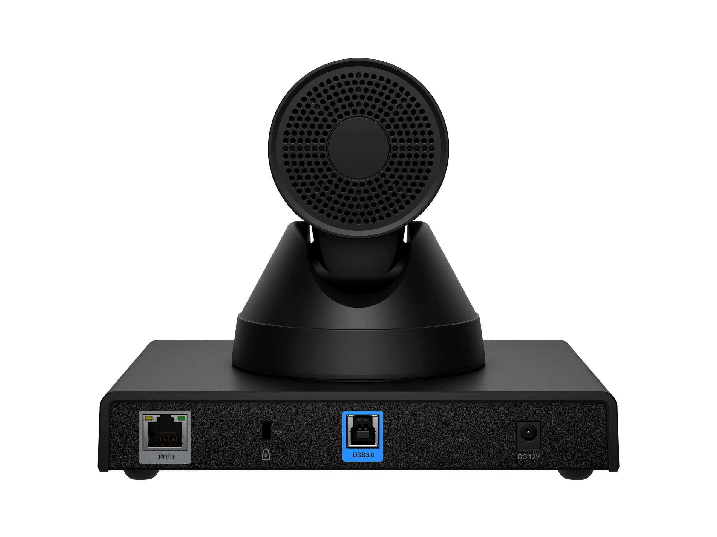HP Poly Studio E60 - Conference camera - PTZ - color - 2 x 8 MP - 3840 x 2160 - 4K UHD (3840 x 2160), 2160p - audio - LAN - USB - DC 12 V / PoE Plus - TAA Compliant