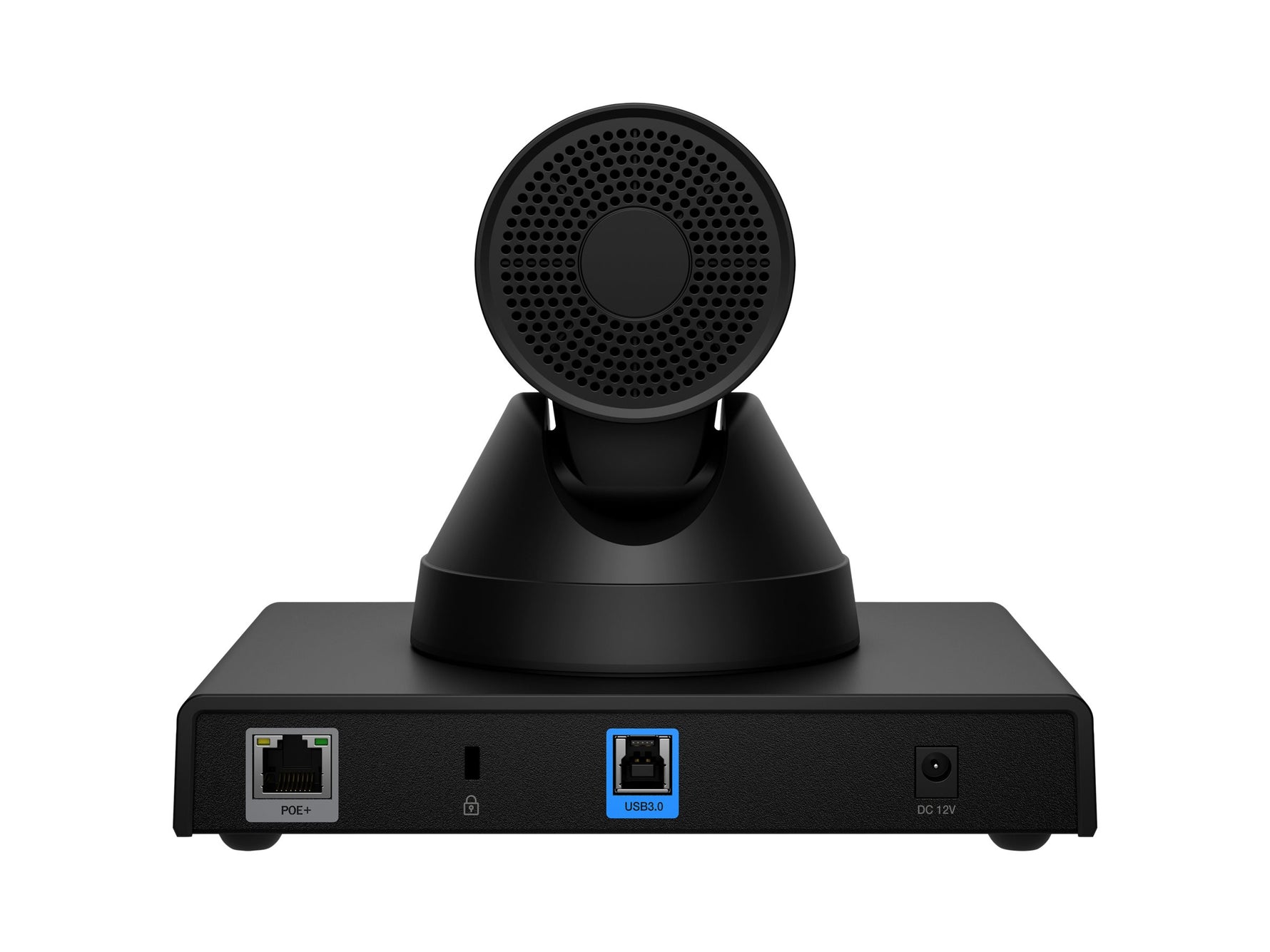 HP Poly Studio E60 - Conference camera - PTZ - color - 2 x 8 MP - 3840 x 2160 - 4K UHD (3840 x 2160), 2160p - audio - LAN - USB - DC 12 V / PoE Plus - TAA Compliant