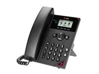 HP Poly VVX 150 - VoIP phone - 3-way call capability - SIP, SDP - 2 lines - government GSA - TAA Compliant